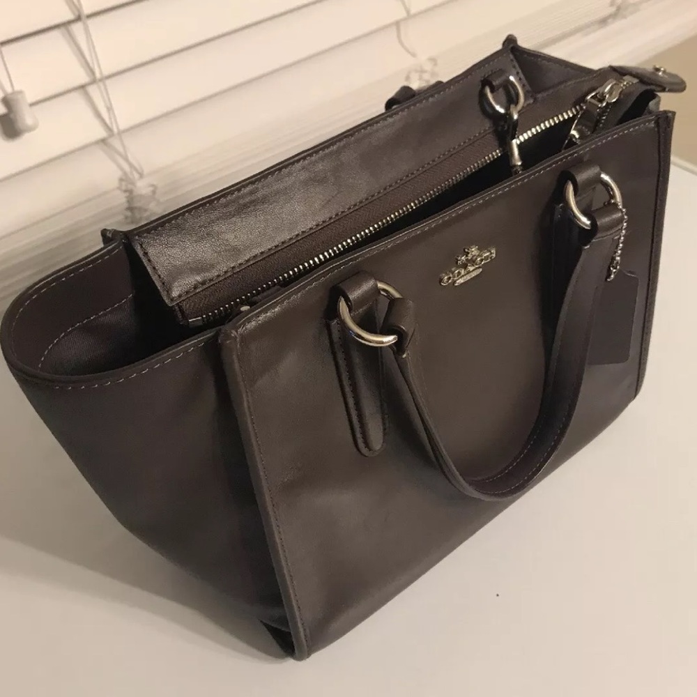 NWT Coach Crosby Mini Carryall in Mink #F33537